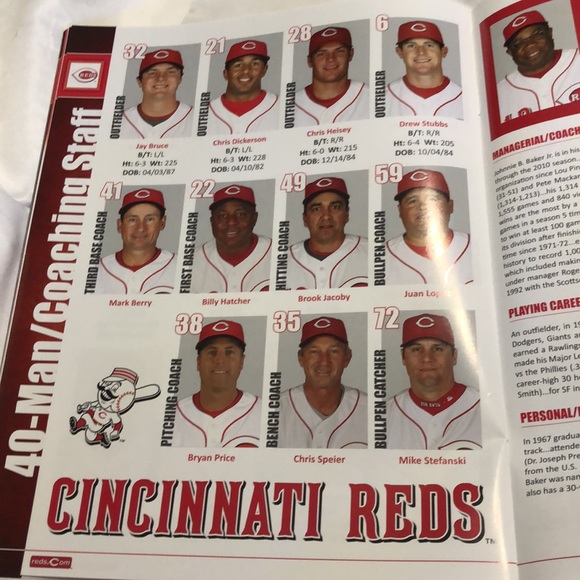 AUTOGRAPHED: 2010 inaugural season Az Cincinnati Reds signed by Leake & Woods - Picture 13 of 16